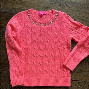 Lilly Pulitzer coral Sweater